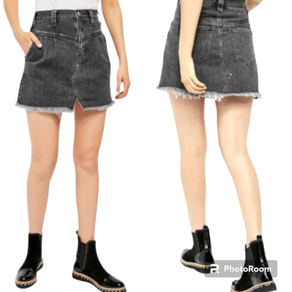 🚨SOLD🚨Free People Nwot Side Car Mini Skirt - Picture 2 of 7